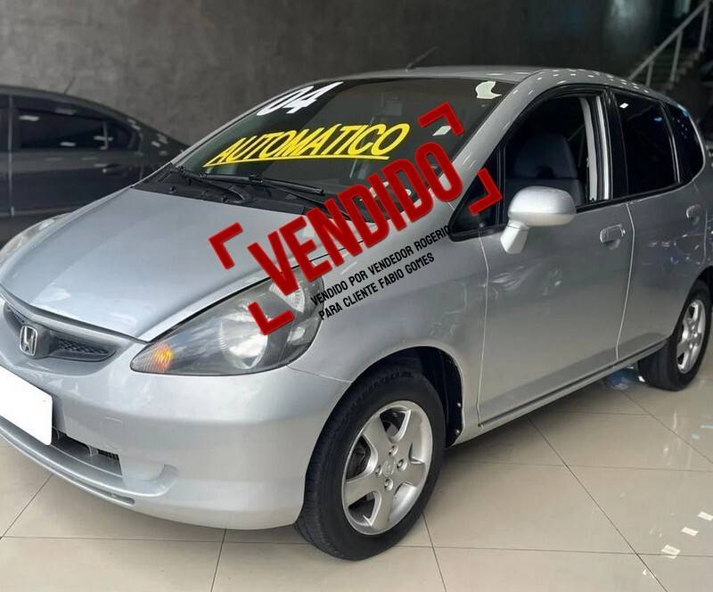 HONDA FIT LXL 2004 PRATA